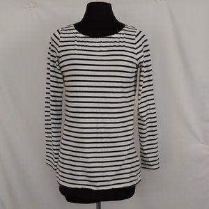 Super Soft Long SleeveTee - Ivory Navy